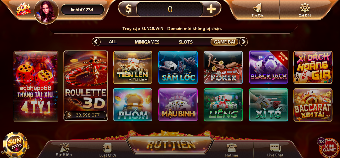 Giới thiệu game bài đổi thưởng uy tín Liêng Sunwin 